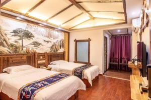 Mountain View Guesthouse客房内的一张或多张床位