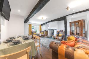 Ruang duduk di Knott House Farm