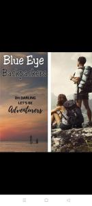 アムリトサルにあるBlue eye Backpackers Hostelの女男二枚のコラージュ