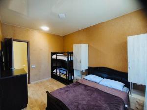 Postel nebo postele na pokoji v ubytování Mountain house