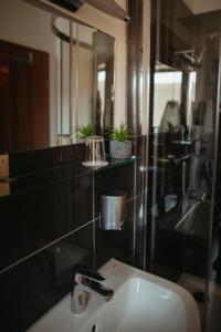 Koupelna v ubytování Stadthotel Kleiner Berg