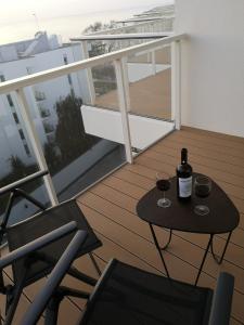 Balkon lub taras w obiekcie Seaside Ap 650 widok na morze, parking gratis