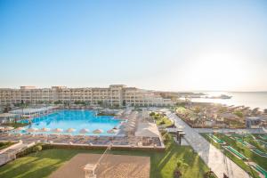an aerial view of a resort with a swimming pool at Pickalbatros White Beach Resort - Hurghada in Hurghada