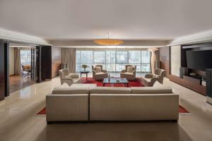 Χώρος καθιστικού στο Radisson Blu Hotel Bucharest