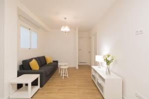 Posezení v ubytování Las Palmas Smart Rooms