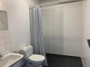 Koupelna v ubytování Tornedalens B&B + 15 fotografií