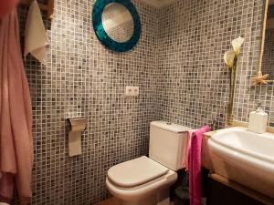 Koupelna v ubytování Casa Minina