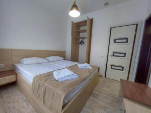 Postel nebo postele na pokoji v ubytování Graff Hotel
