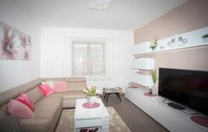 TV a/nebo společenská místnost v ubytování Holiday Home Leon