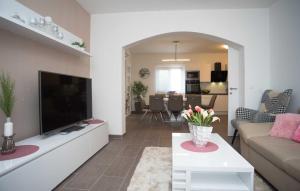 TV a/nebo společenská místnost v ubytování Holiday Home Leon