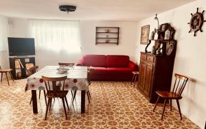 Χώρος καθιστικού στο Spacious House Venice Lido near ferry and the sea