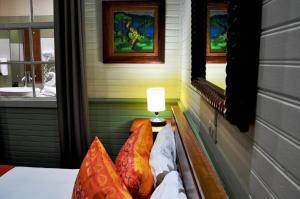 Ένα ή περισσότερα κρεβάτια σε δωμάτιο στο Hotel Aranjuez