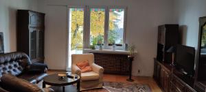 TV a/nebo společenská místnost v ubytování ŽiLiNA Apartment