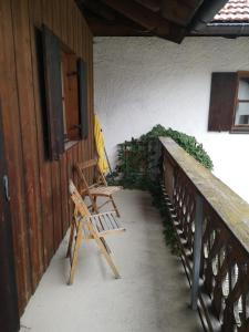 Μπαλκόνι ή βεράντα στο Ferienwohnung Niklas