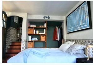 Postel nebo postele na pokoji v ubytování Sublime studio 50m2 avec accès piscine