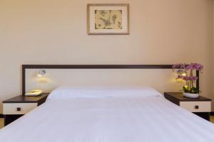 Ein Bett oder Betten in einem Zimmer der Unterkunft Hotel Fabricia