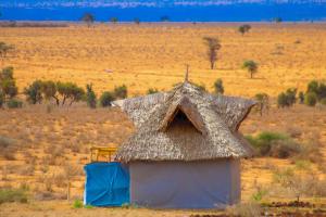 Natuurlandschap vlak bij de luxe tent