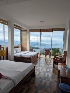 Postel nebo postele na pokoji v ubytování Nilowin Glenanore Guesthouse