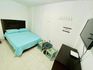 TV a/nebo společenská místnost v ubytování Hostal Badillo SV