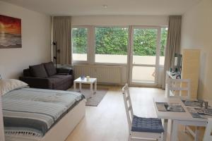 Χώρος καθιστικού στο Ostseeappartement K014