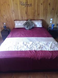 Ein Bett oder Betten in einem Zimmer der Unterkunft Sobreirinha