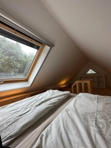 Voodi või voodid majutusasutuse Haus am See toas