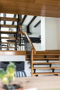 Posezení v ubytování Auszeit Altenhorst, Gartenferienwohnung