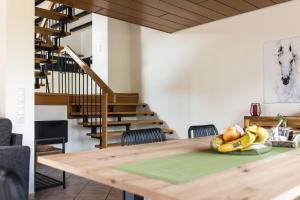 Posezení v ubytování Auszeit Altenhorst, Gartenferienwohnung