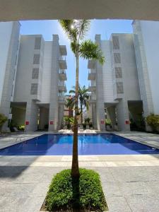 Residencial Fiji - Praia Grande, com piscina maravilhosa, condominío pertissímo do mar