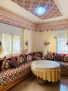 Posezení v ubytování Villa Aariche