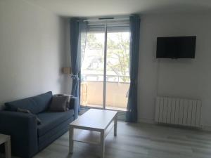 Posezení v ubytování Studio à louer avec vue mer