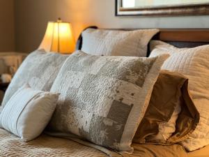 Letto o letti in una camera di Gîte du Caméléon