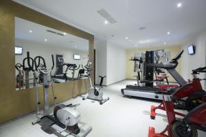 Fitness centrum a/nebo fitness zařízení v ubytování Hotel Meliss