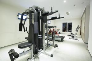 Fitness centrum a/nebo fitness zařízení v ubytování Hotel Meliss