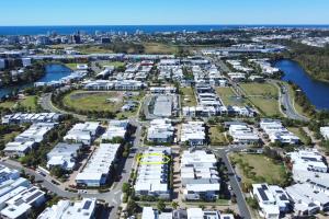 Nespecifikovaný výhled na destinaci Maroochydore nebo výhled na město při pohledu z prázdninového domu