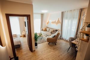 Istumisnurk majutusasutuses Apartman WHITE