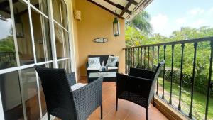 Balkón nebo terasa v ubytování Cozy apartment Golf Course View in Punta Cana