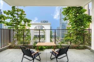 Balcone o terrazza di Wutong Hotel Apartment Bao'an Center