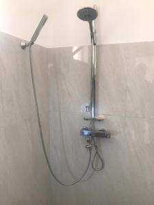 y baño con ducha y cabezal de ducha. en kandywin Hotels, en Kandy