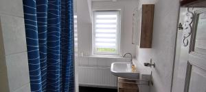 Koupelna v ubytování Ferienwohnung Landliebe
