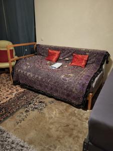 En eller flere senger på et rom på Dhamma-Retreat in Berlin