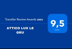Certifikát, hodnocení, plakát nebo jiný dokument vystavený v ubytování ATTICO LUX LE GRU