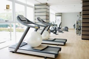 Fitness centrum a/nebo fitness zařízení v ubytování Sotogrande Davao Hotel