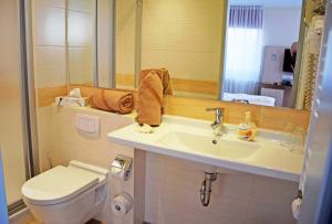 Koupelna v ubytování Appartementhaus Sellin