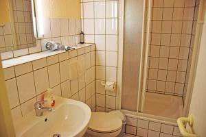 Koupelna v ubytování Appartementhaus Sellin