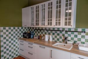 Kuchyňa alebo kuchynka v ubytovaní Atelier Hostel