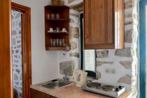 A cozinha ou cozinha compacta de Villa Peristeri