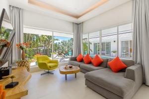 Χώρος καθιστικού στο 700m from beach & luxury