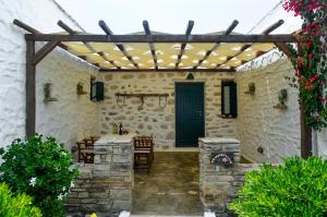 Uma varanda ou outra área externa em Villa Peristeri