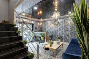 Posezení v ubytování DIAMOND HOTEL